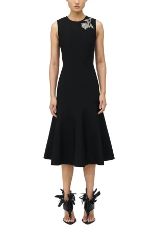 Banshee Embroidered Knit Dress