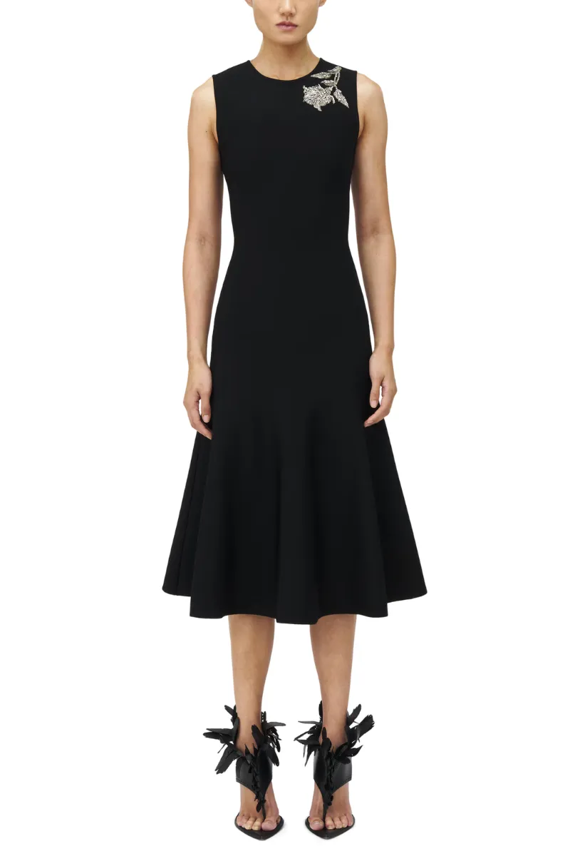 Banshee Embroidered Knit Dress
