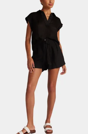 Belted Pleat Front Short
