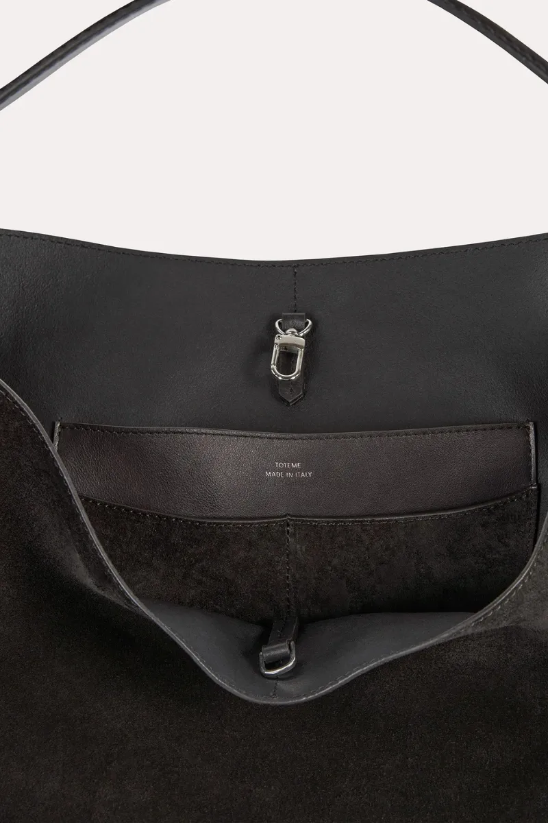 Belted Suede Tote