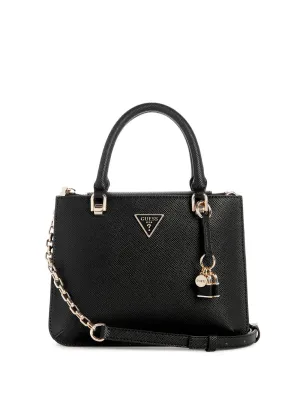 Black Ilia Small Girlfriend Satchel Bag Guess