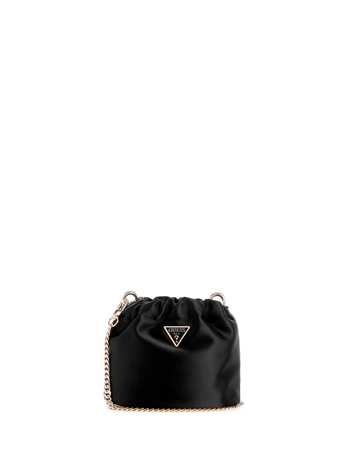 Black Velina Pouch Mini Crossbody Bag Guess