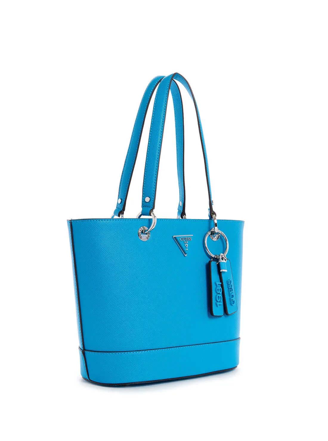 Blue Noelle Small Elite Tote Bag Guess