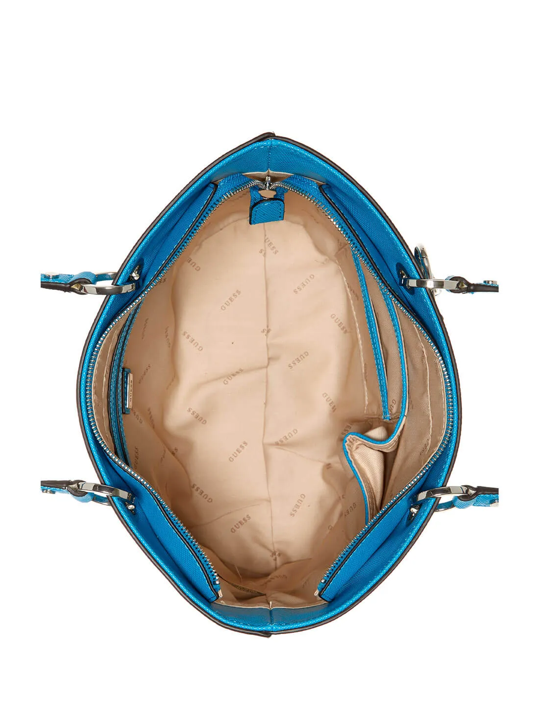 Blue Noelle Small Elite Tote Bag Guess