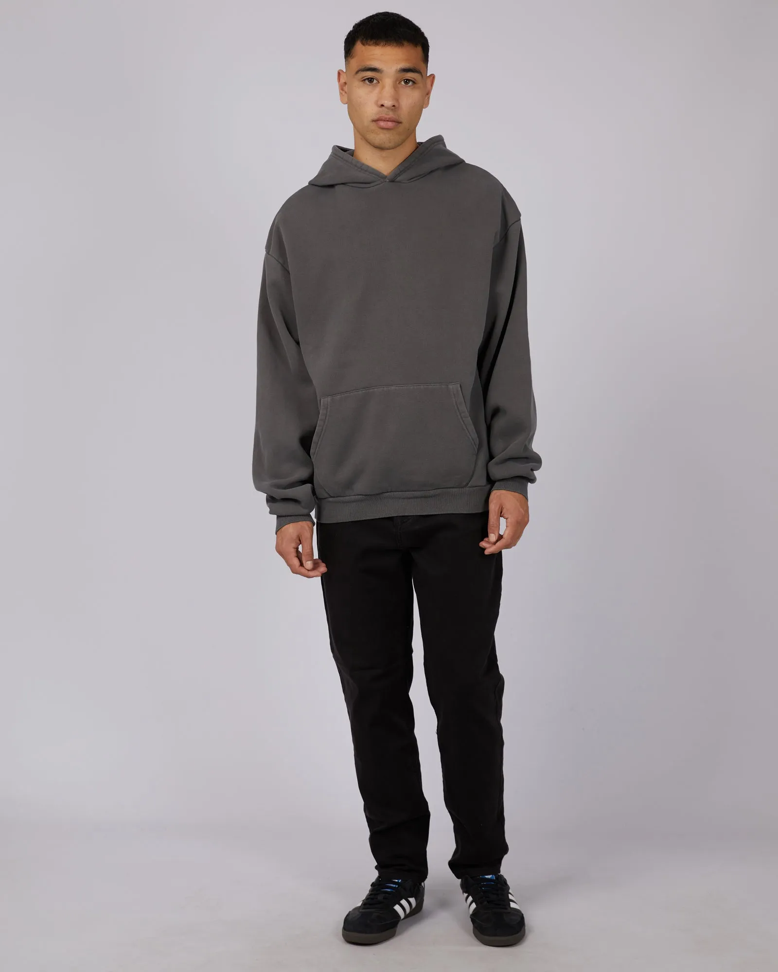 Box Hoodie Coal
