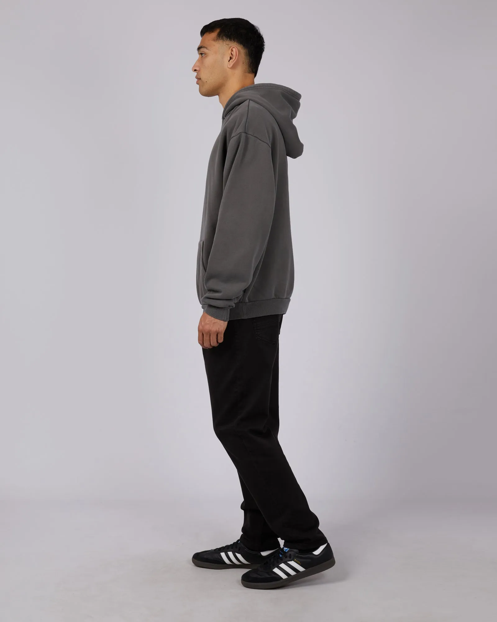 Box Hoodie Coal