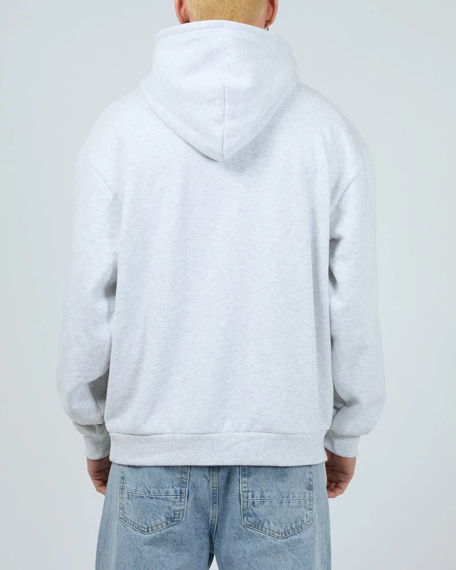 Box Hoodie Grey Marle