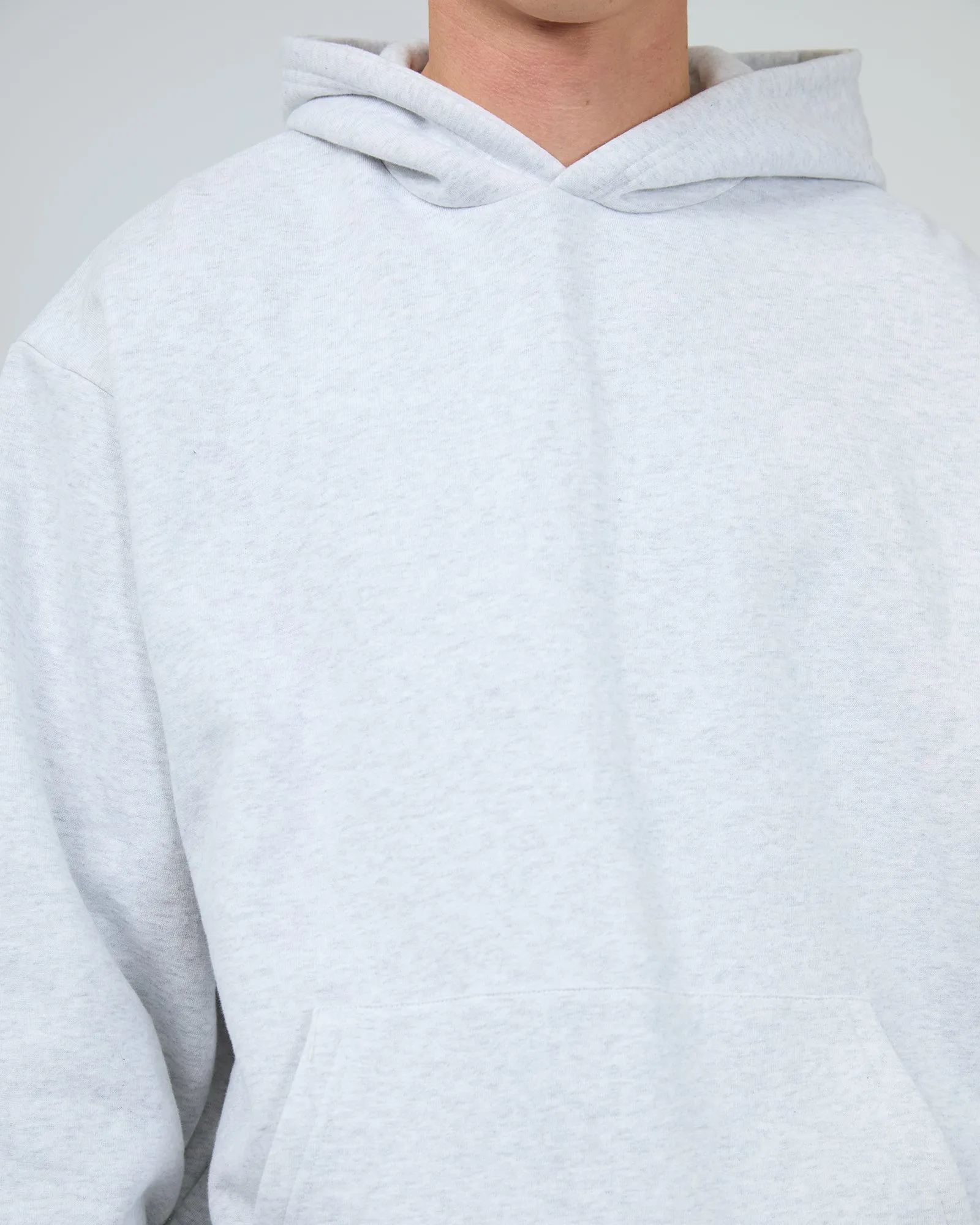Box Hoodie Grey Marle
