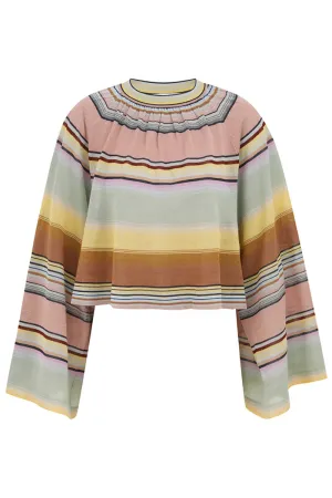 Coco Stripe Bell Sleeve Top
