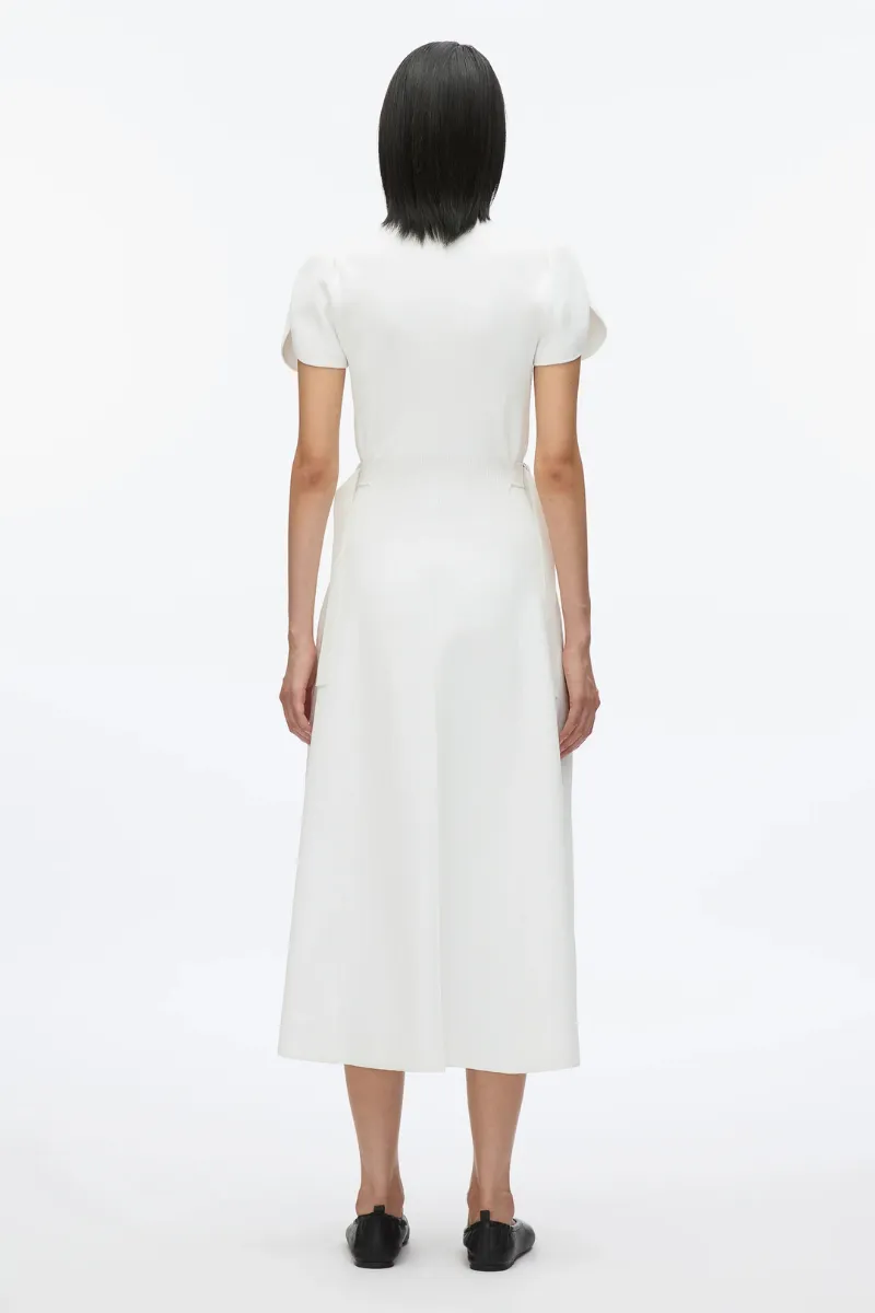 Compact Rib Tulip Dress