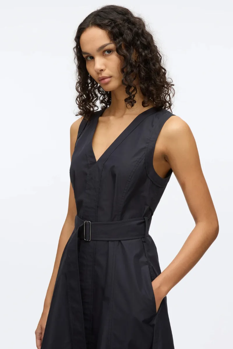 Crisscross Back Midi Dress