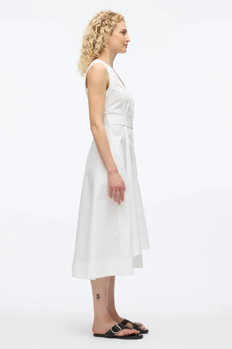 Crisscross Back Midi Dress