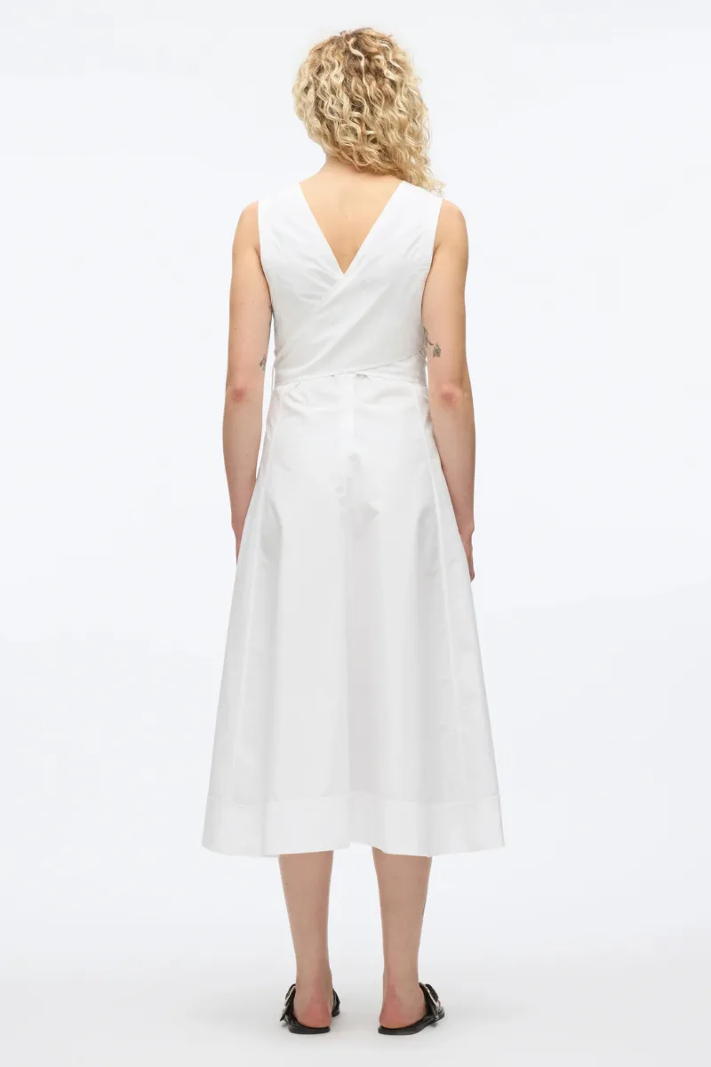 Crisscross Back Midi Dress