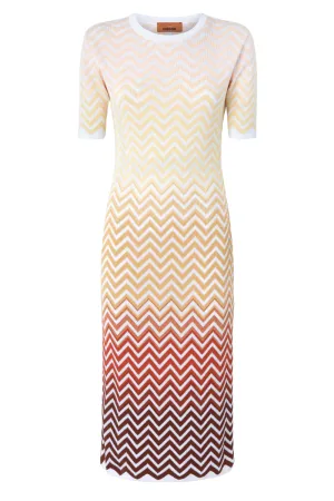 Dgrad Chevron Midi Dress