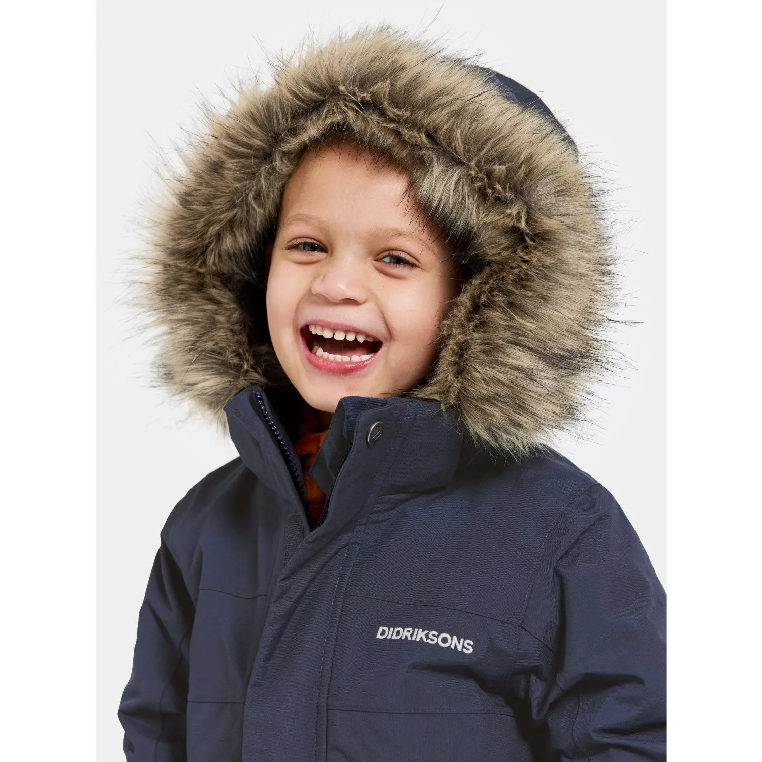 Didriksons Navy Bjrven Kids Parka 3
