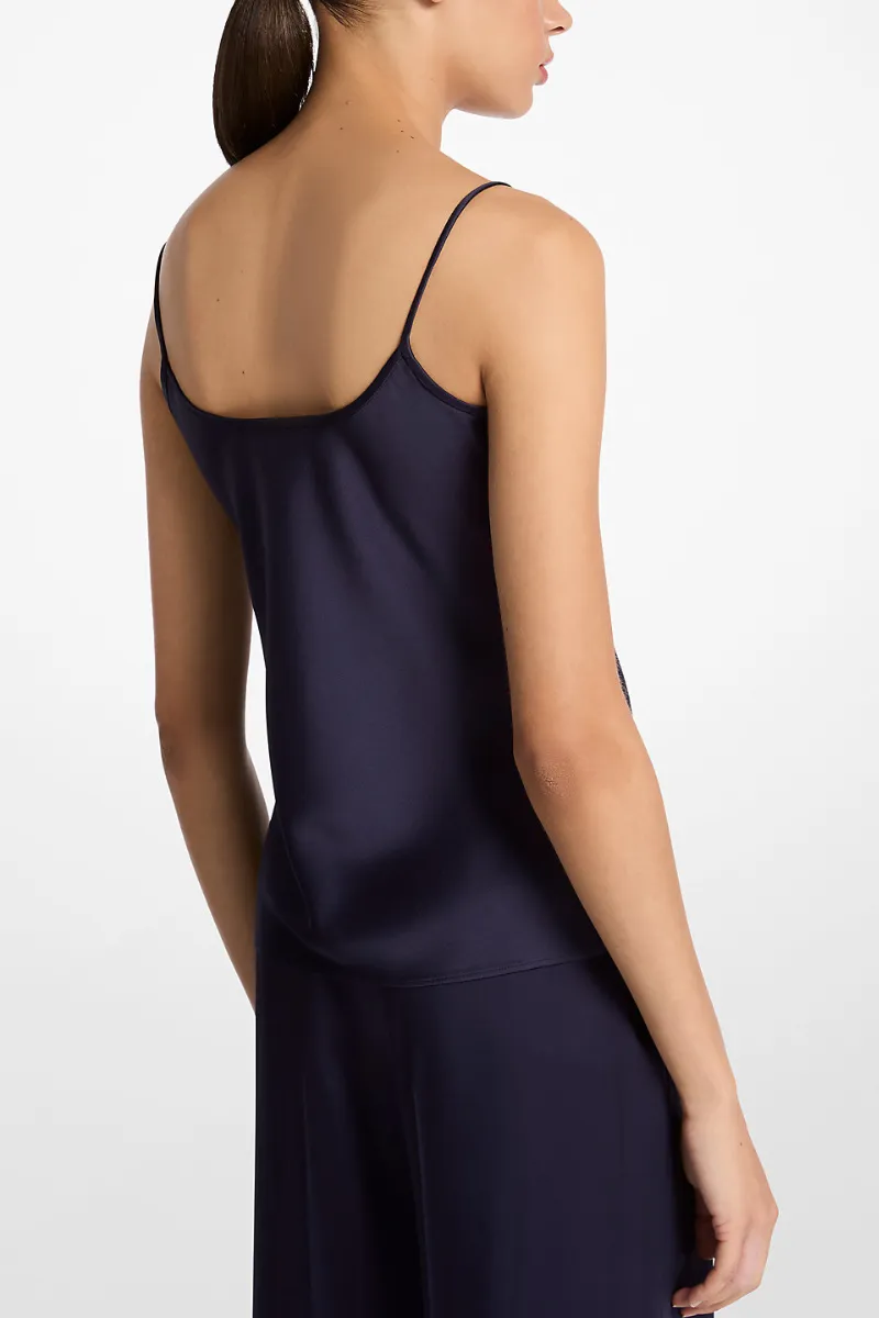 Double Satin Charmeuse Tank