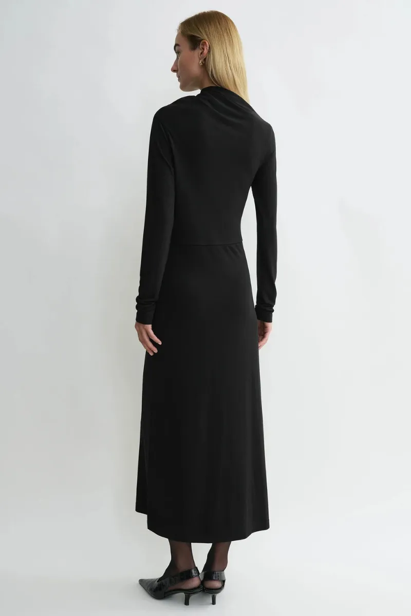 Draped Jersey Dress