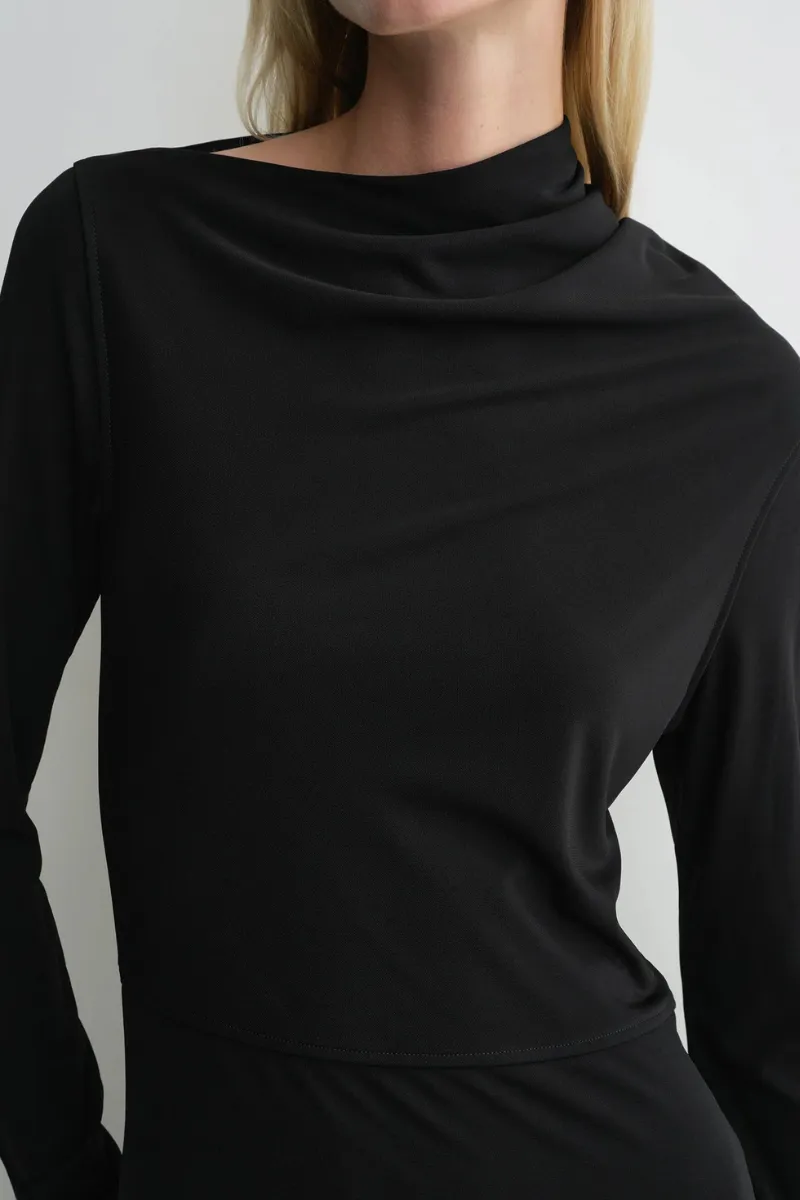 Draped Jersey Dress