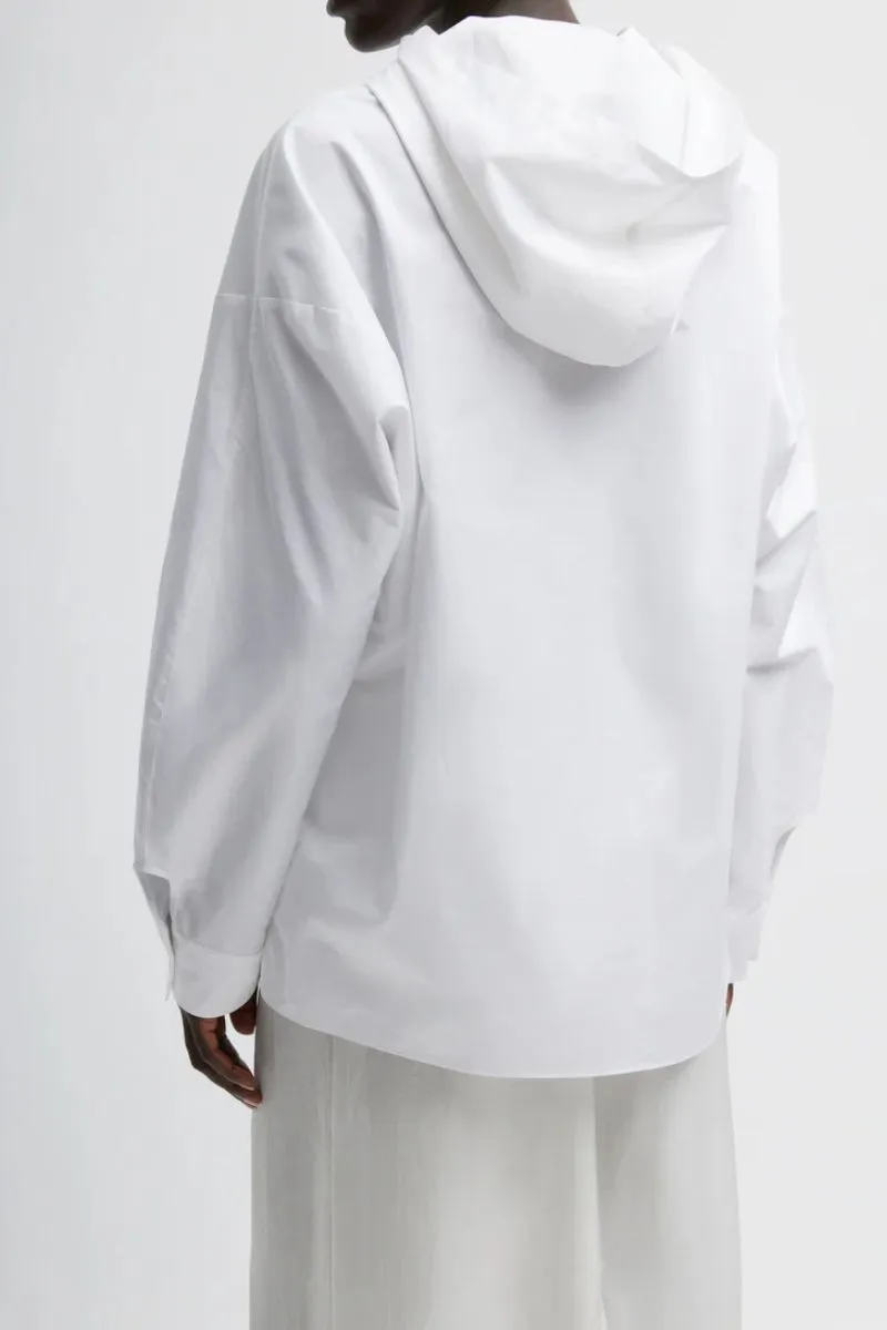 Eco Poplin Hooded Shirt