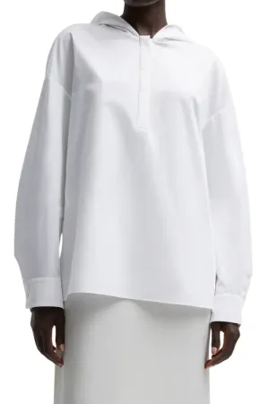Eco Poplin Hooded Shirt
