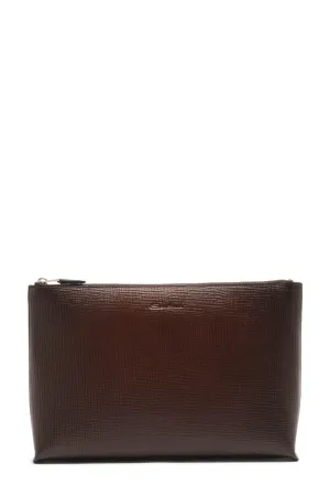 Embossed Leather Pouch