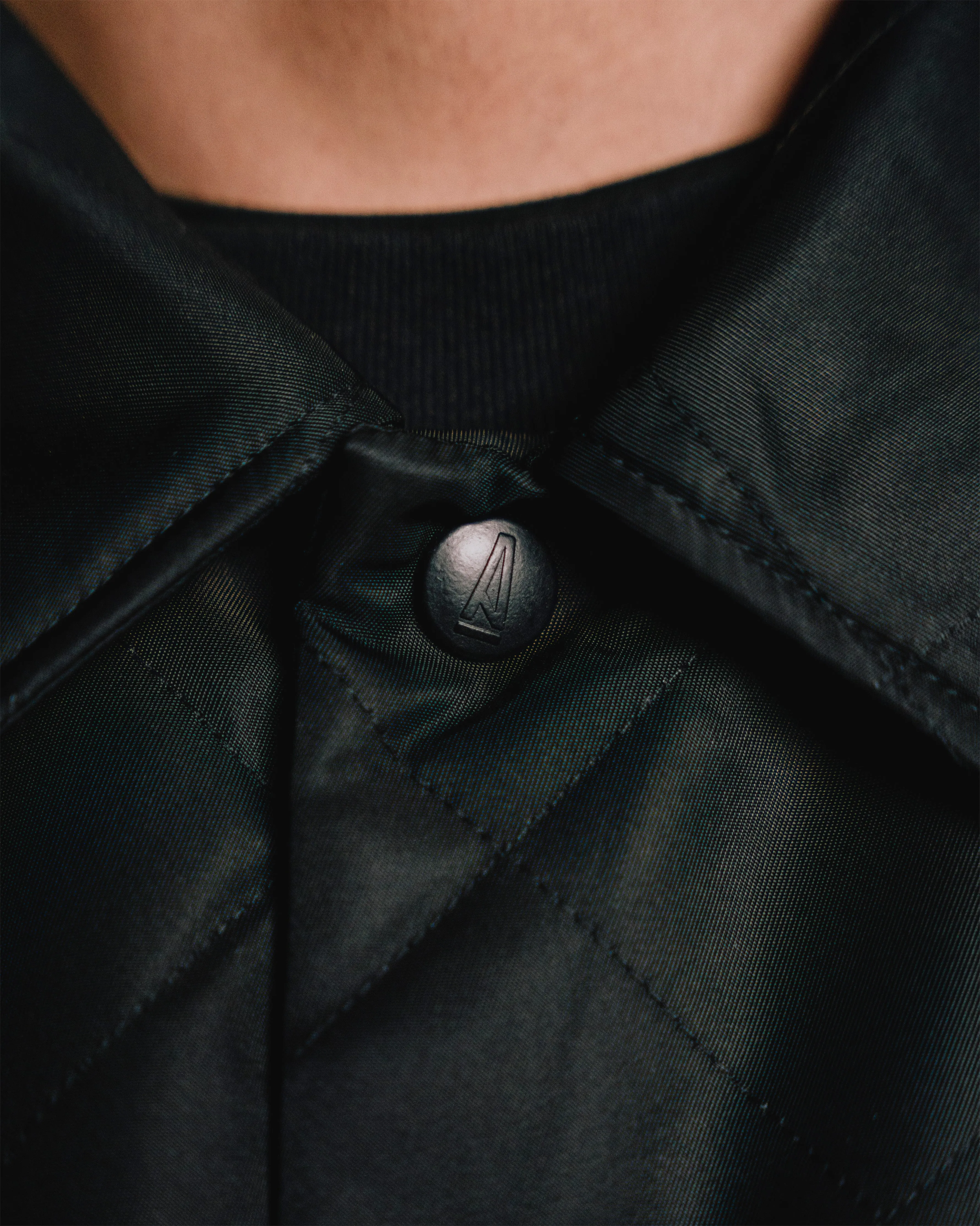 ETRATEX NYLON QUILTED COACH JACKET