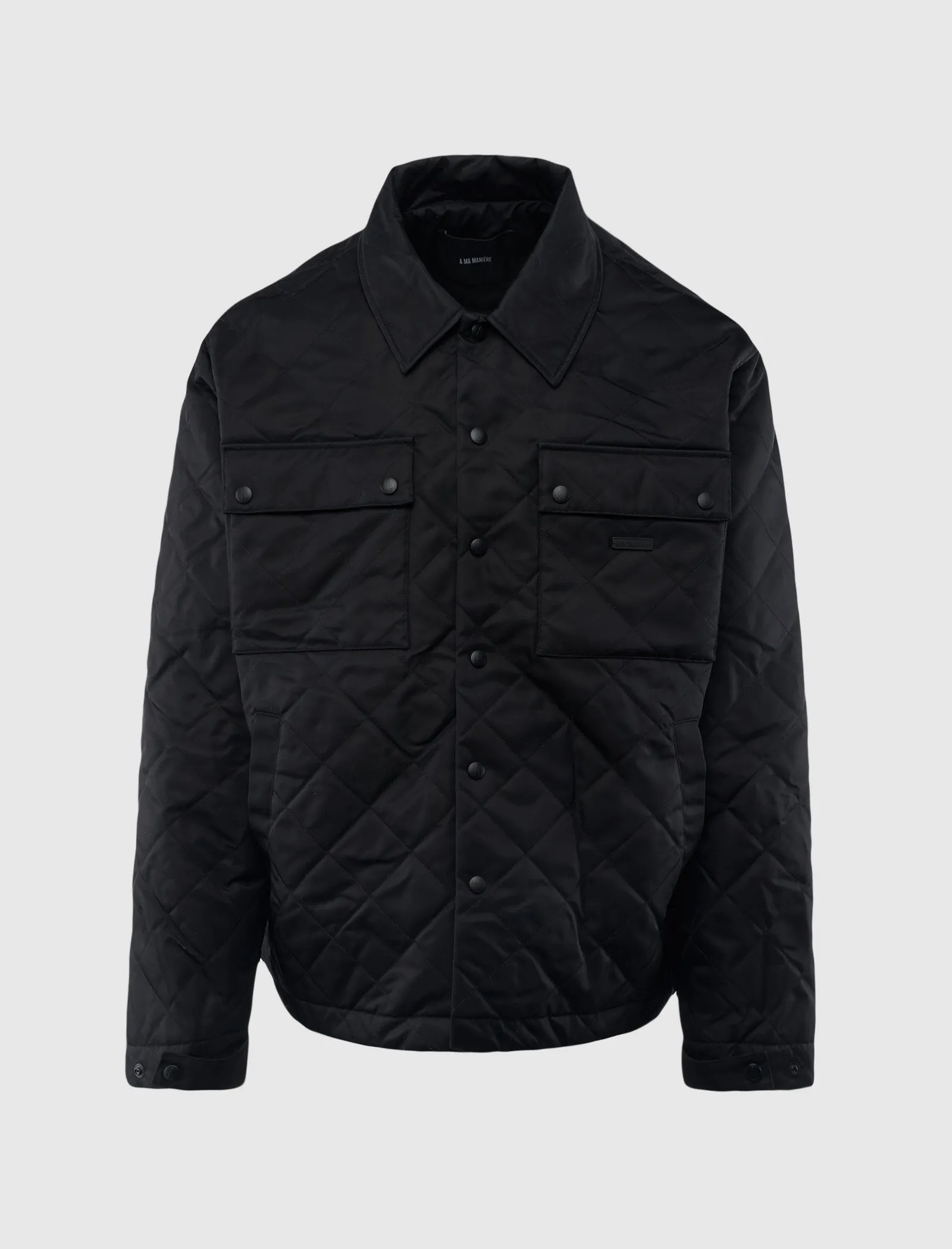 ETRATEX NYLON QUILTED COACH JACKET