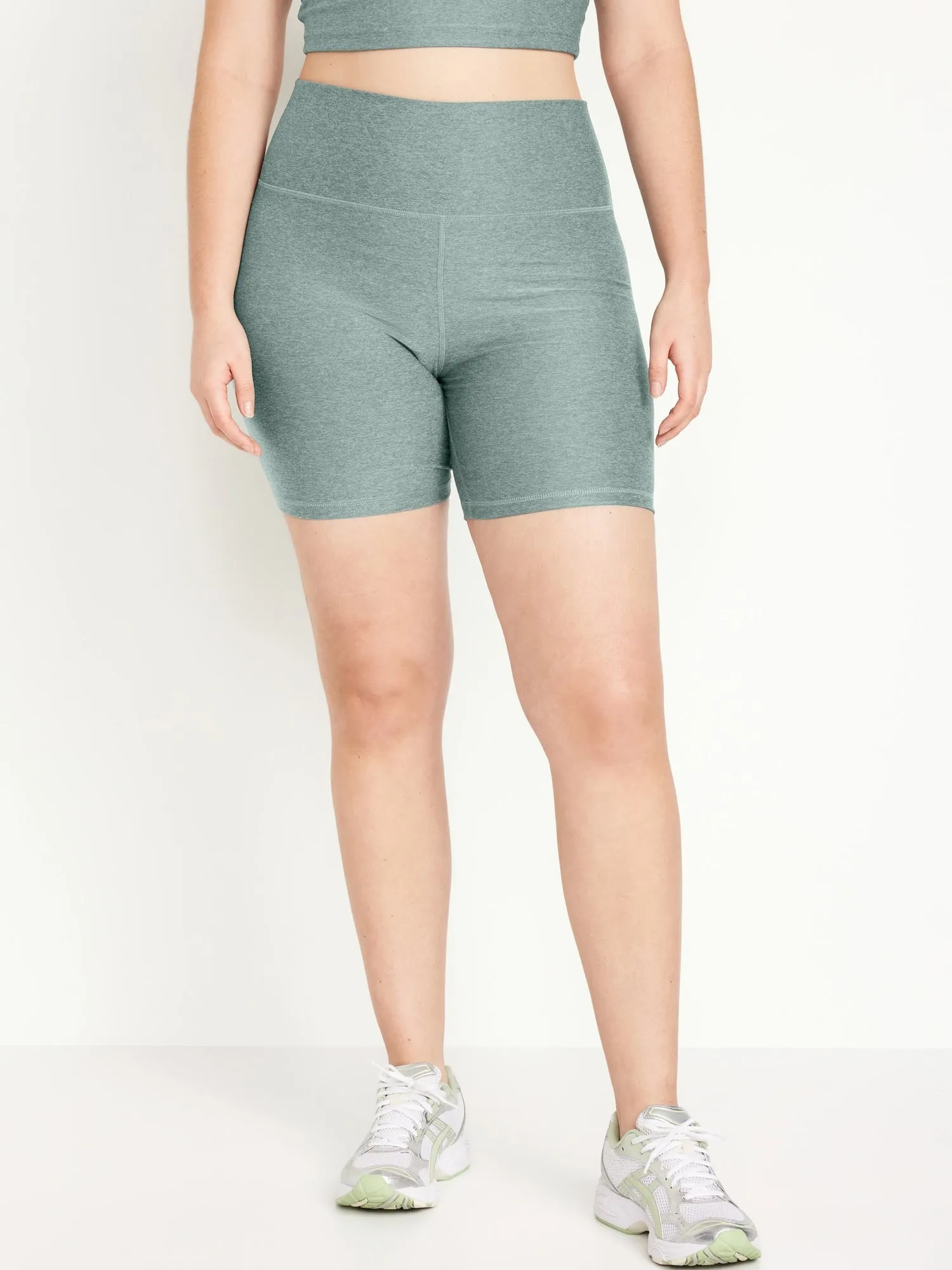 Extra High-Waisted Cloud  Biker Shorts -- 6-inch inseam