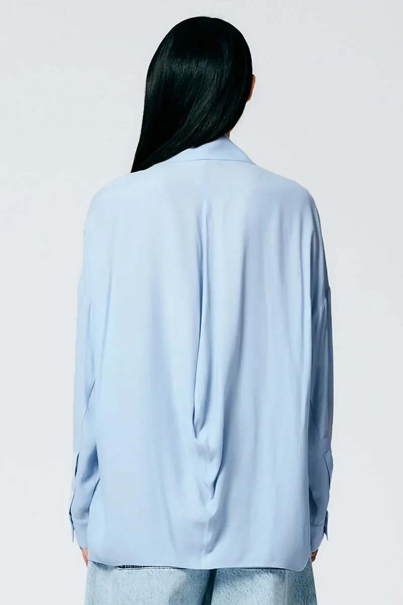 Feather Weight Eco Crepe Davenport Sculpted Shirt