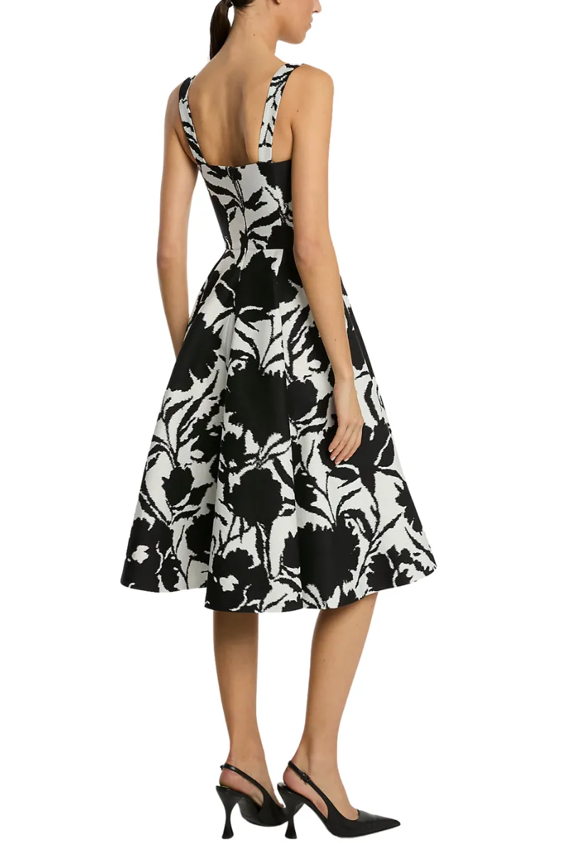 Floral Chin Bustier Dress