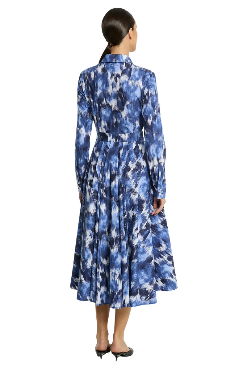 Floral Chin Shirtdress