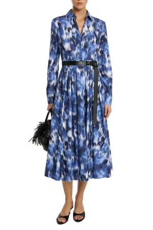 Floral Chin Shirtdress