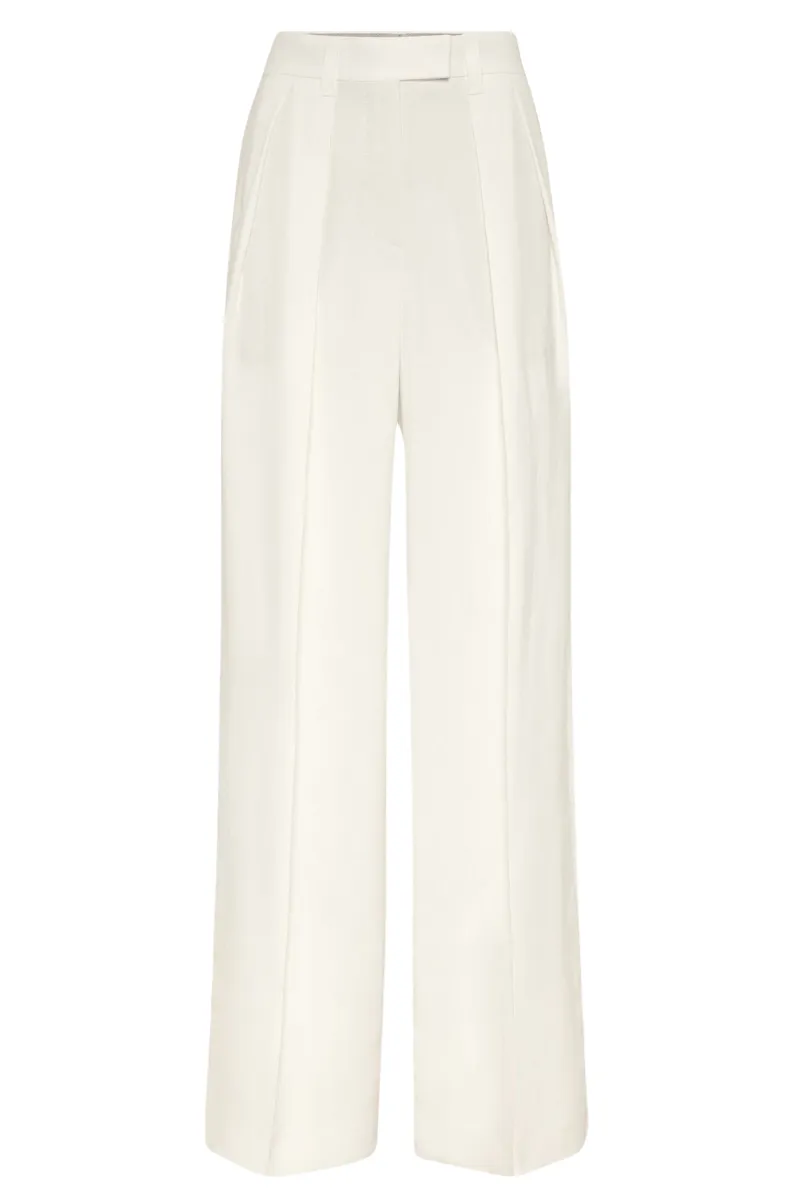Fluid Twill Sartorial Wide Trousers