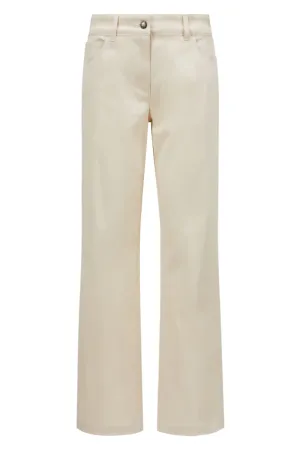 Gabardine Straight Leg Pants