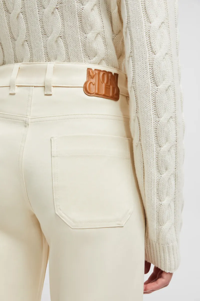 Gabardine Straight Leg Pants