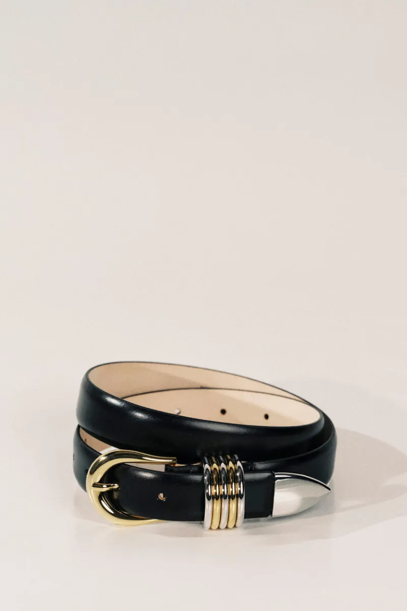 Hollyhock Mixed Metal Belt