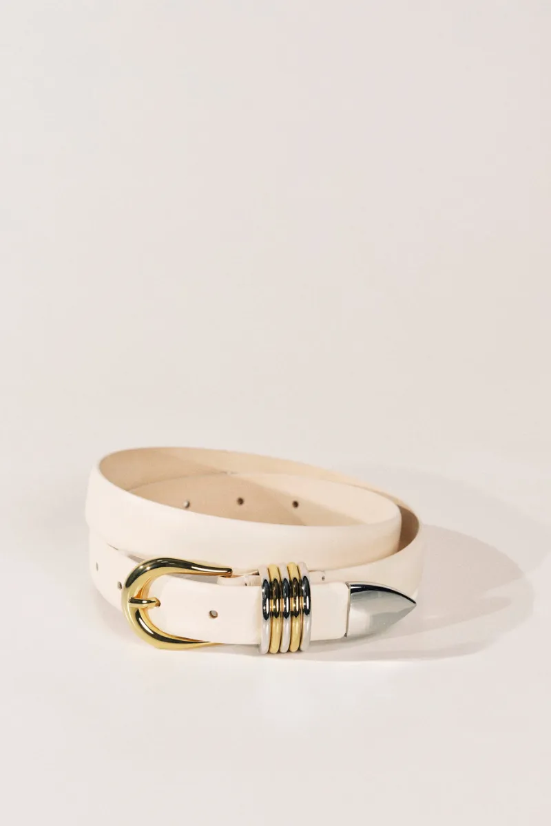 Hollyhock Mixed Metal Belt