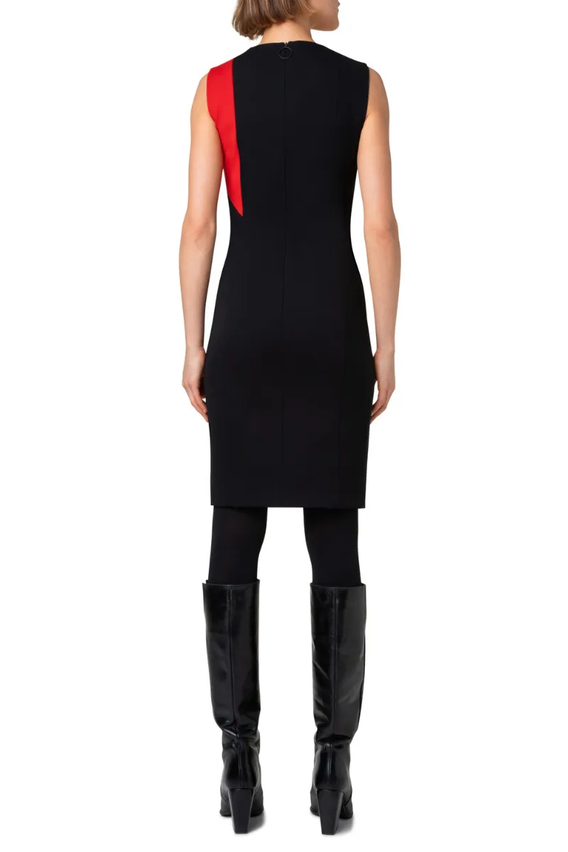 Houndstooth Intarsia Shift Dress