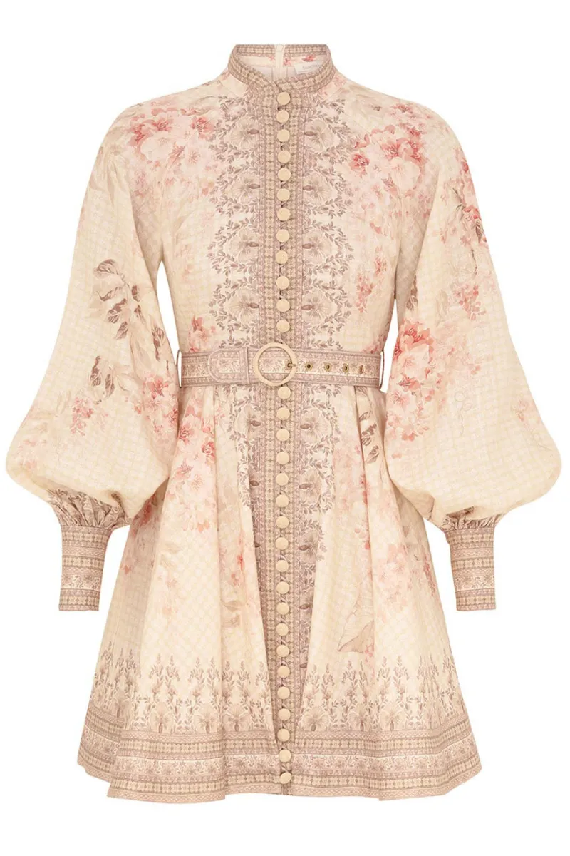 Illuminate Buttoned Mini Dress