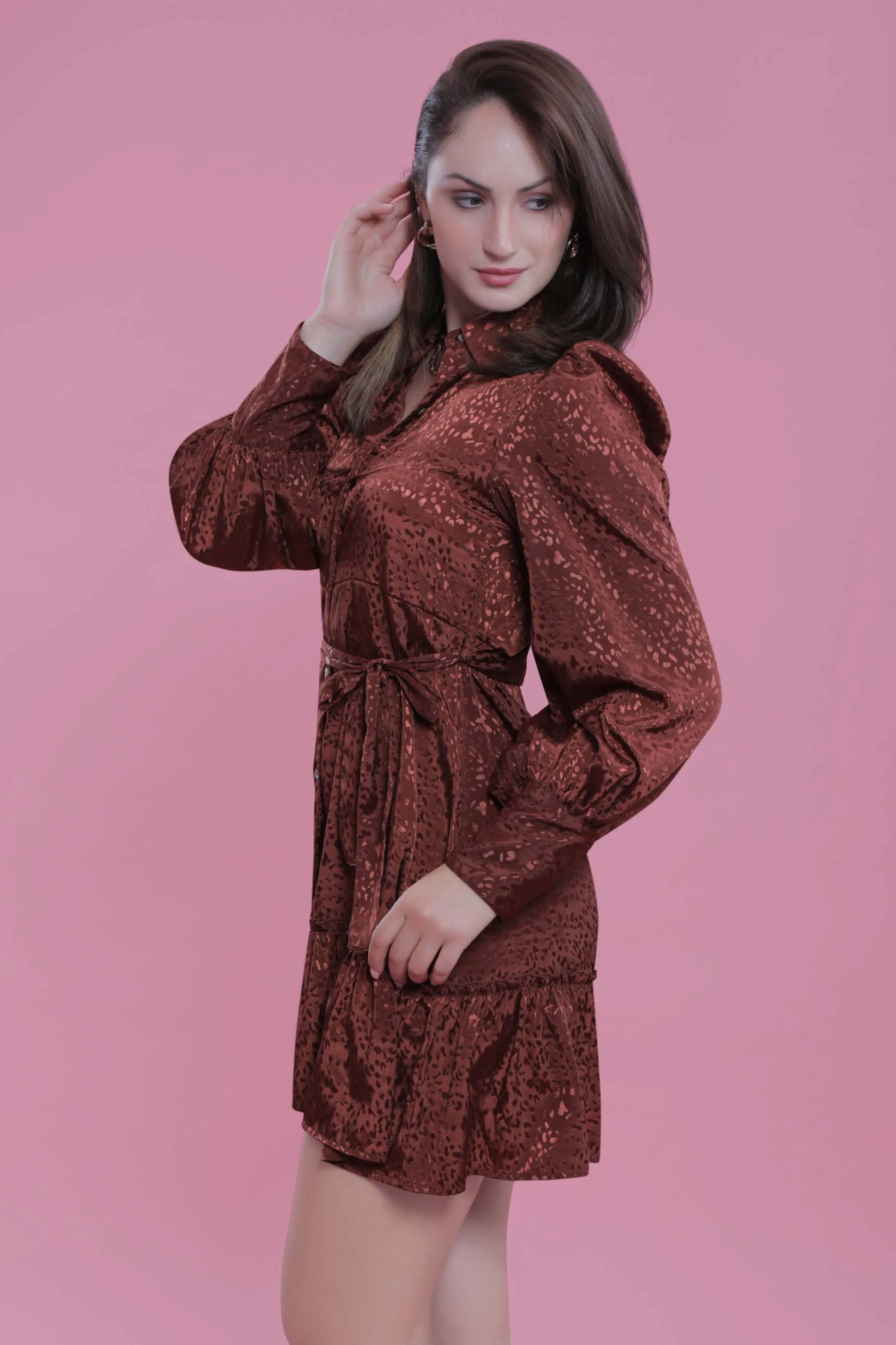 Jacquard Satin A-line Black Party Dress French Theory