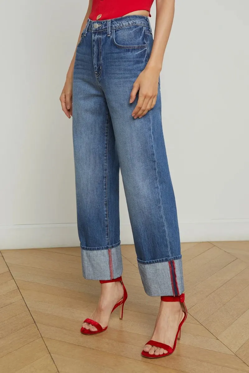 Leighton Cropped Stovepipe Jean
