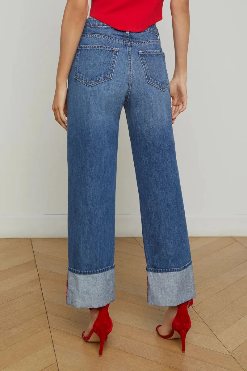 Leighton Cropped Stovepipe Jean