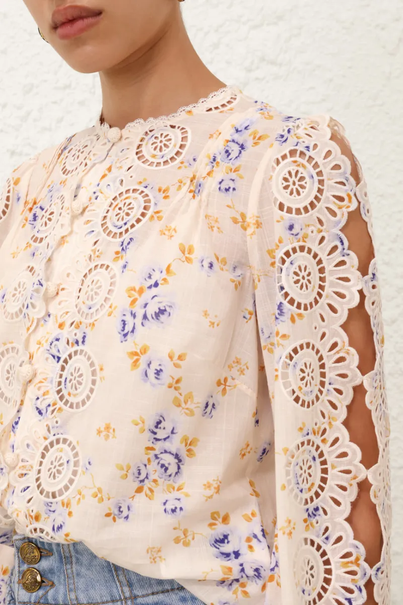 Lucky Embroidered Blouse