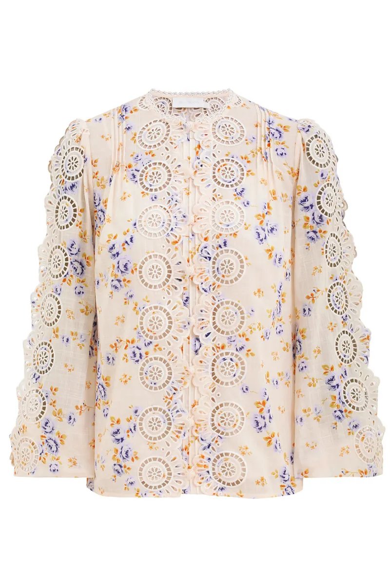 Lucky Embroidered Blouse