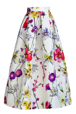 Luna T Flowers Skirt