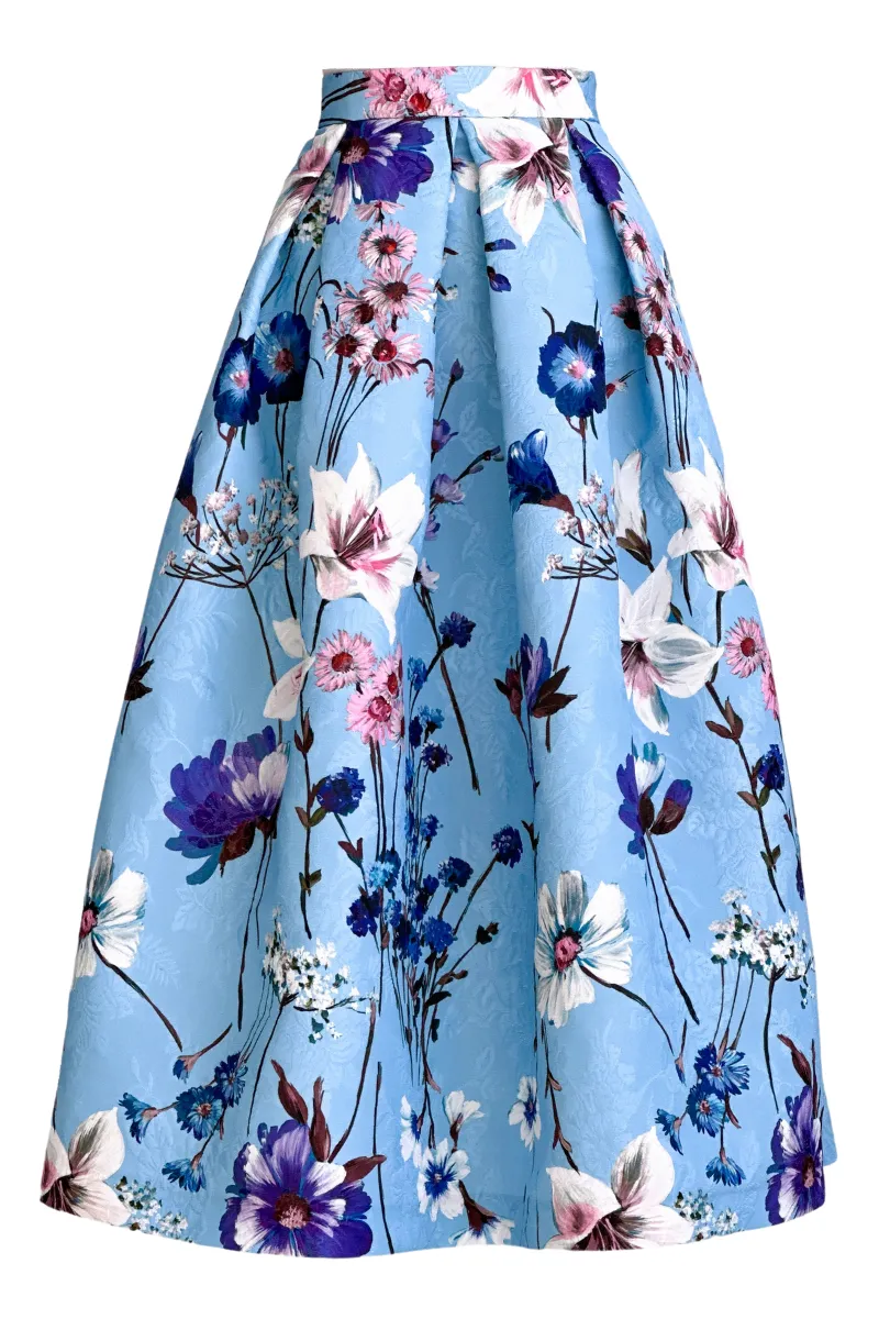 Luna T Flowers Skirt