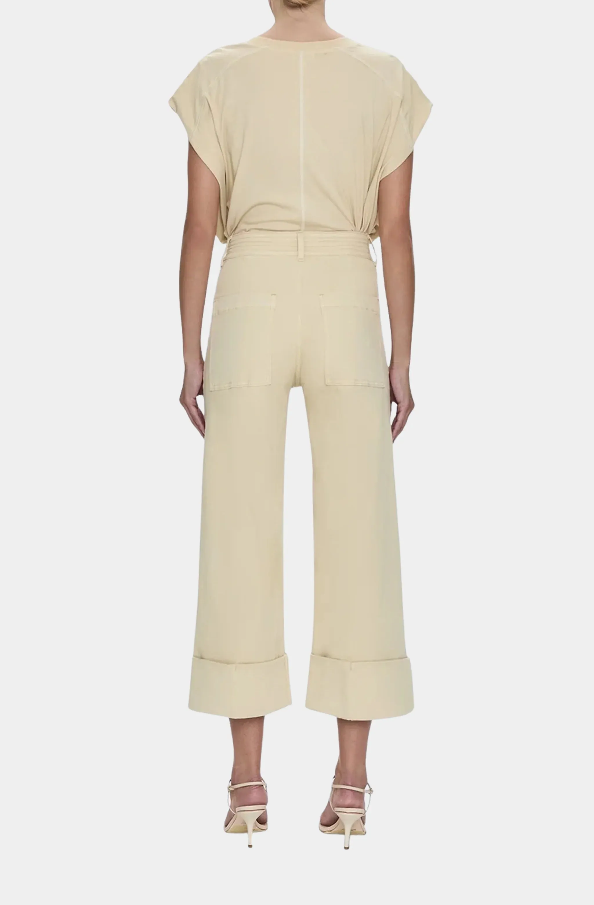 Maya Cuffed Hem Wide Leg