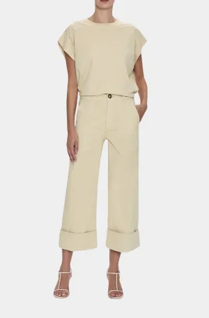 Maya Cuffed Hem Wide Leg