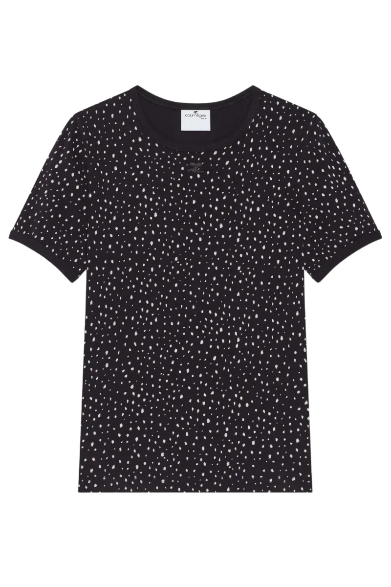 Medusa Printed Contrast T-Shirt