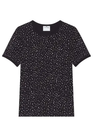Medusa Printed Contrast T-Shirt